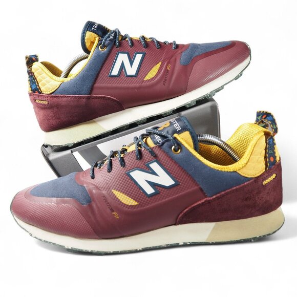 New Balance Burgundy and Navy Sneakers - Picture 1 of 11